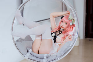 [Благополучие COS] Аниме-блогер Jiuqu Jean - сестра с розовыми волосами