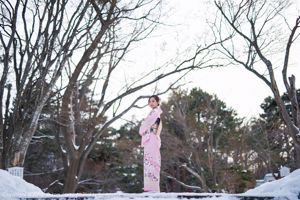 Cat Bao "Kimono Tradisional dan Bikini Merah Muda" [Hideto XIUREN] No.1228