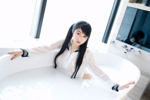 Panpan Dragon Girl Sunny "Vêtements d'étudiant de bain de lait + Vêtements d'étudiant transparents + Patch de mamelon noir" [Hideto XiuRen] NO.853