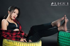 Zhao Weila "Cowboy-Mädchen mit schwarzer Seide" [Ligui Ligui] Internet Beauty