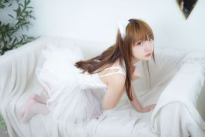 Beauty Coser Nizu Nisa "개인 흰색 웨딩 드레스의 애완 동물 소녀"