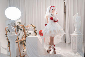 [Net Red COSER] Mignonne et populaire Coser Noodle Fairy - Robe de mariée Theresa