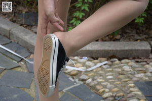[Съемка модели Dasheng] No.027 Yuanyuan Холщовые туфли с чулками