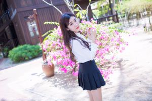 Cheng Xiaofan "Biquíni sexy e camisa branca + saia curta" [爱 蜜 社 IMiss] Vol.089