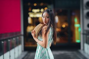 [Taiwan net celebrity beauty] Joan Xiaokui, fresh legs model style + Xinyi street shooting