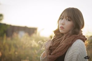 Li Eun-hye, uma inocente garota coreana, "Sunset" é linda