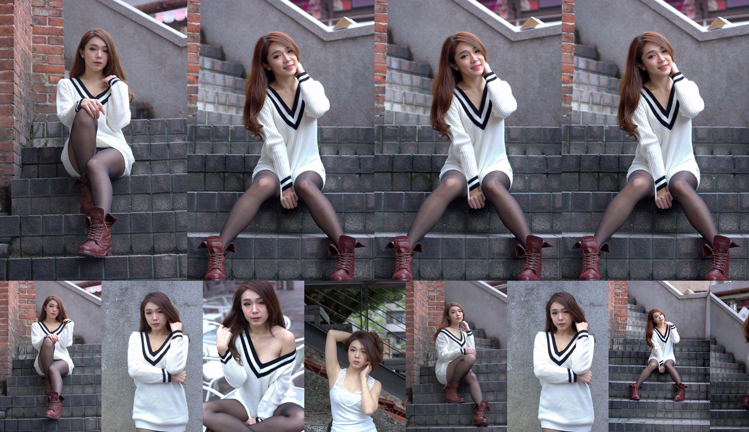 [Taiwan Red Beauty] Baby66 Black Silk Street Shoot No.002d90 Page 7