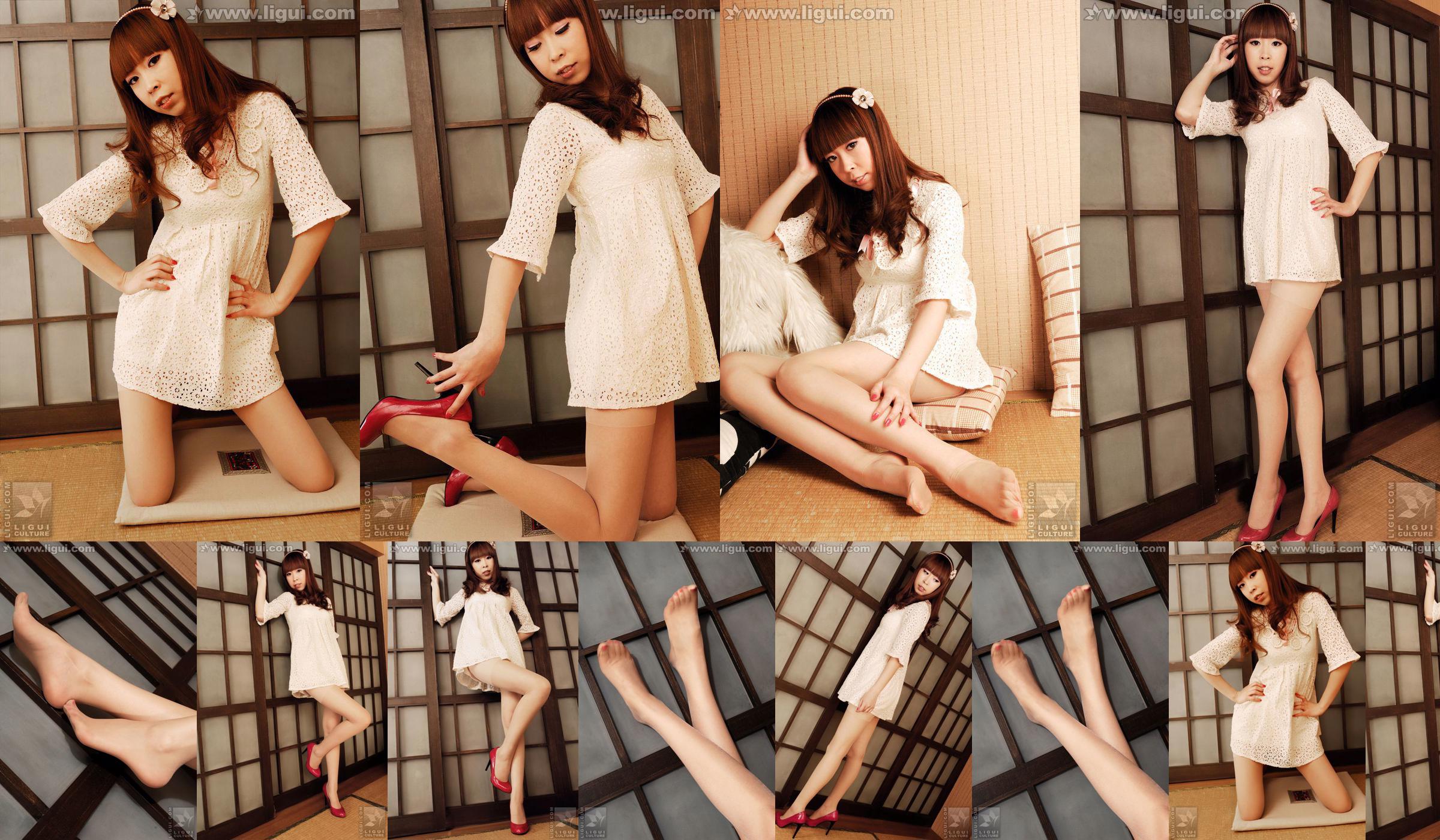 Modelo Vikcy "La tentación del estilo japonés" [丽 柜 LiGui] Fotos de piernas hermosas y pie de jade No.cd990e Página 1