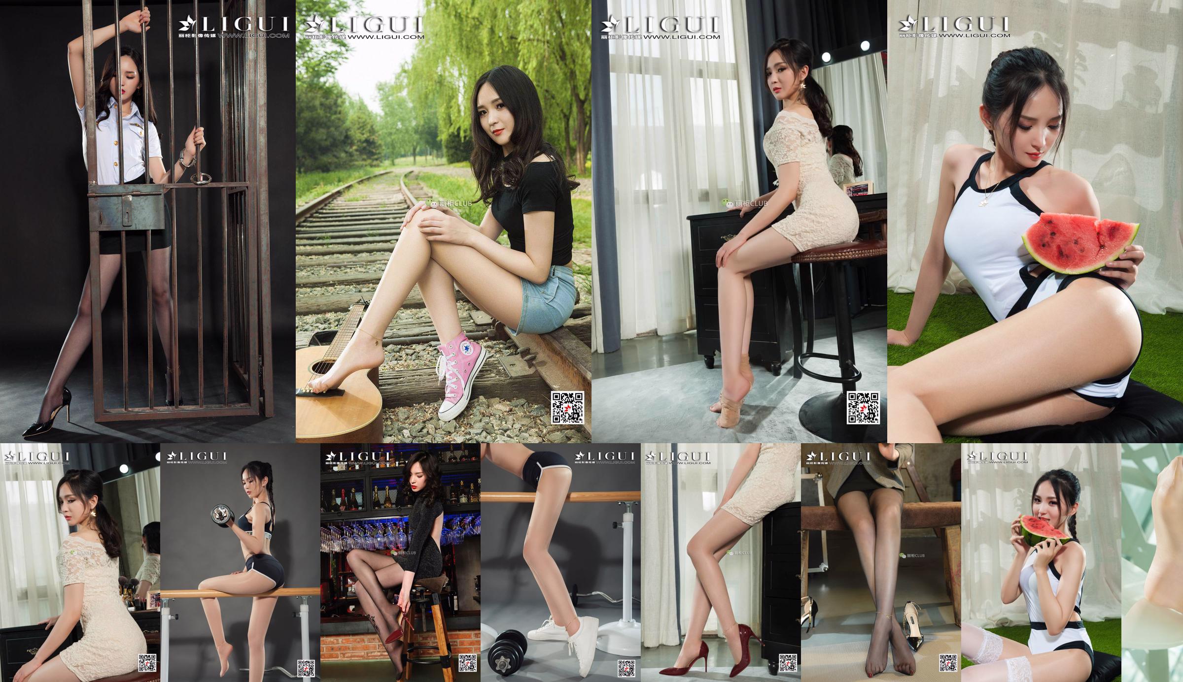Model kaki Xiao Ge "Memancing Kaki Sutra Gadis Kecil" [丽 柜 LIGUI] Kecantikan Internet No.731ec3 Halaman 1
