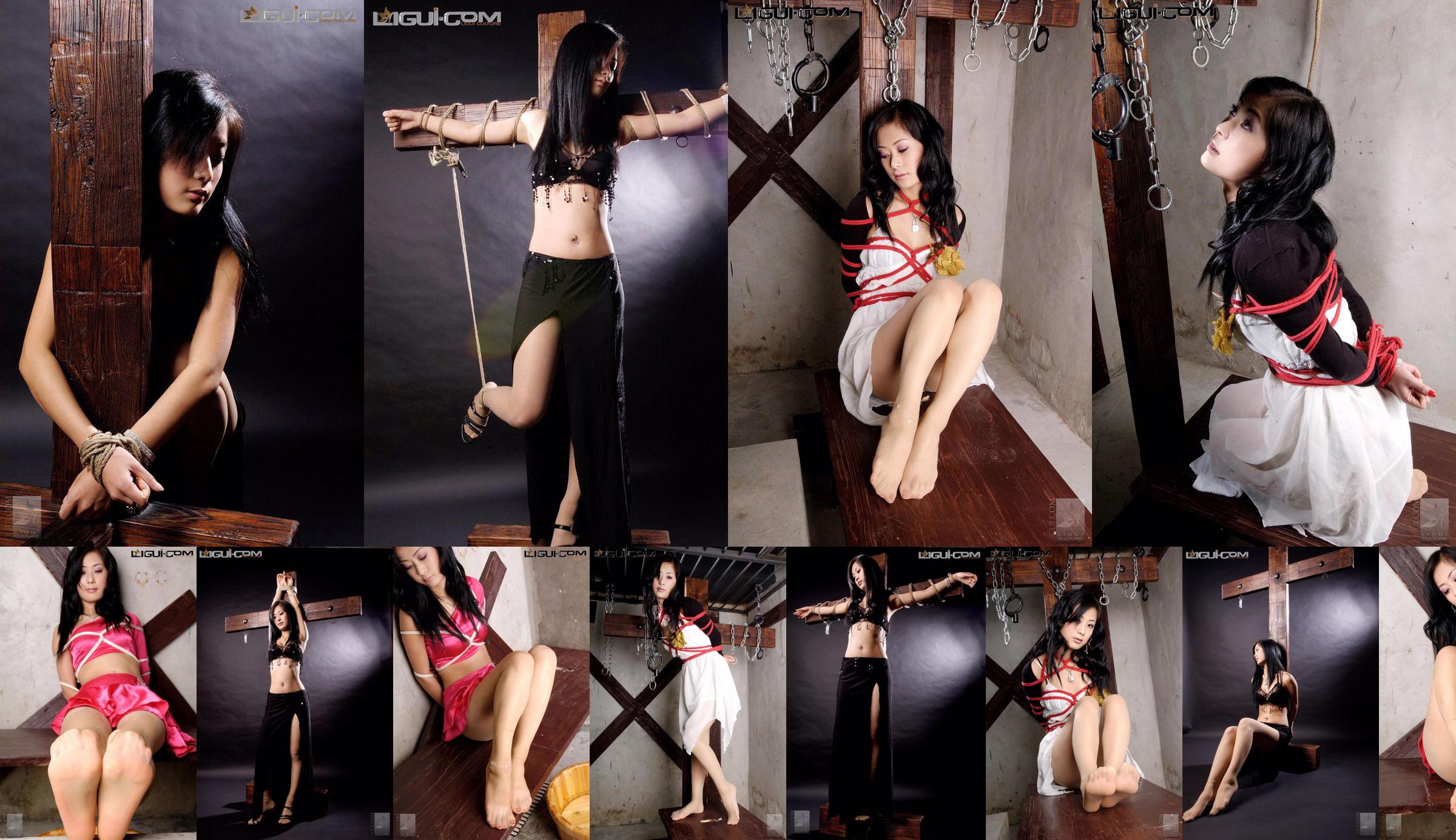 [Yuzumi Mitsuka LiGui] Modelo Saya "Cordão Vermelho" Foto de Belas Pernas e Pés de Jade No.594cc1 Página 4