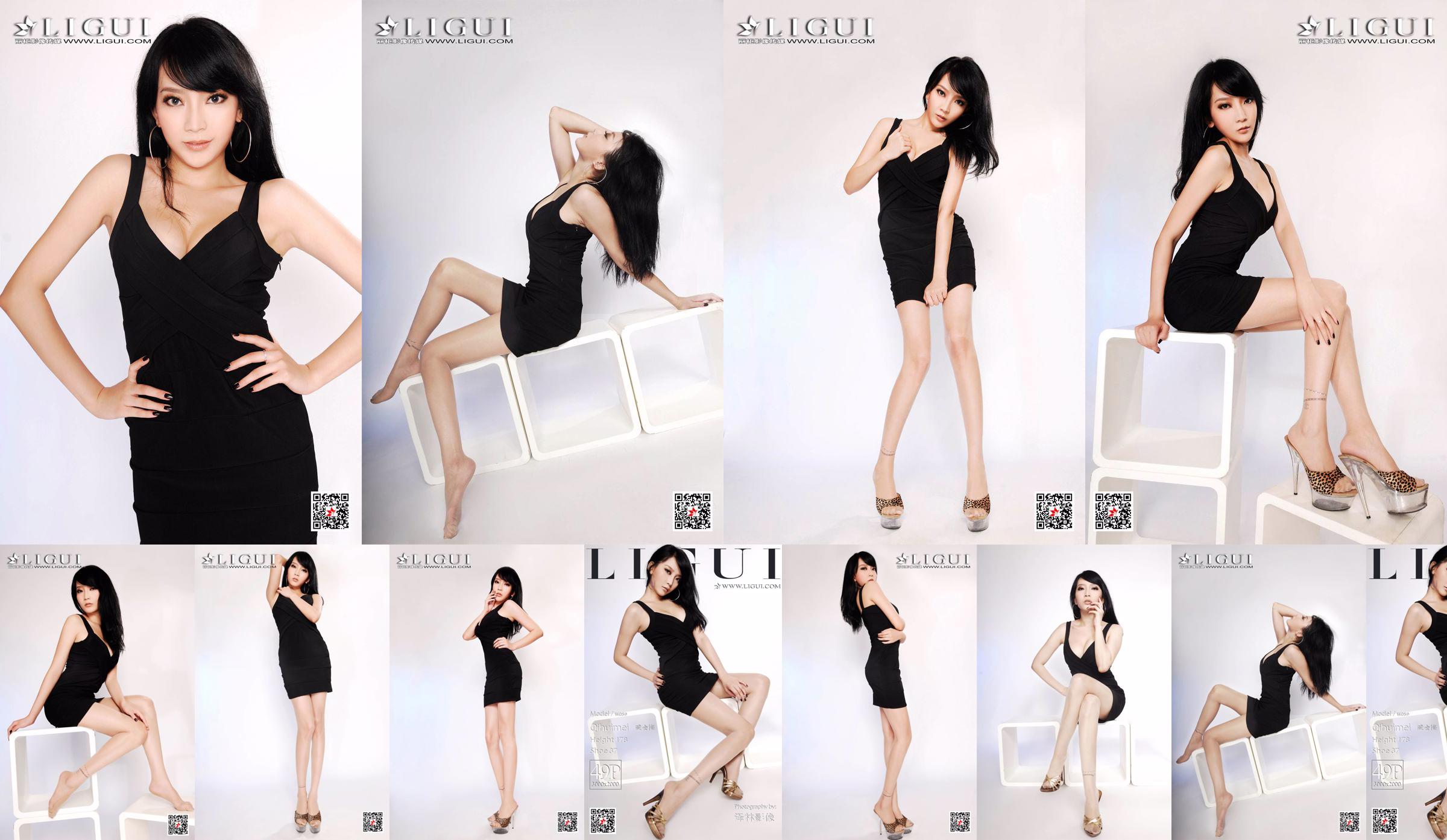 Người mẫu Qi Huimei "Chụp chân heo trong studio" [丽 柜 Ligui] No.9d7916 Trang 1