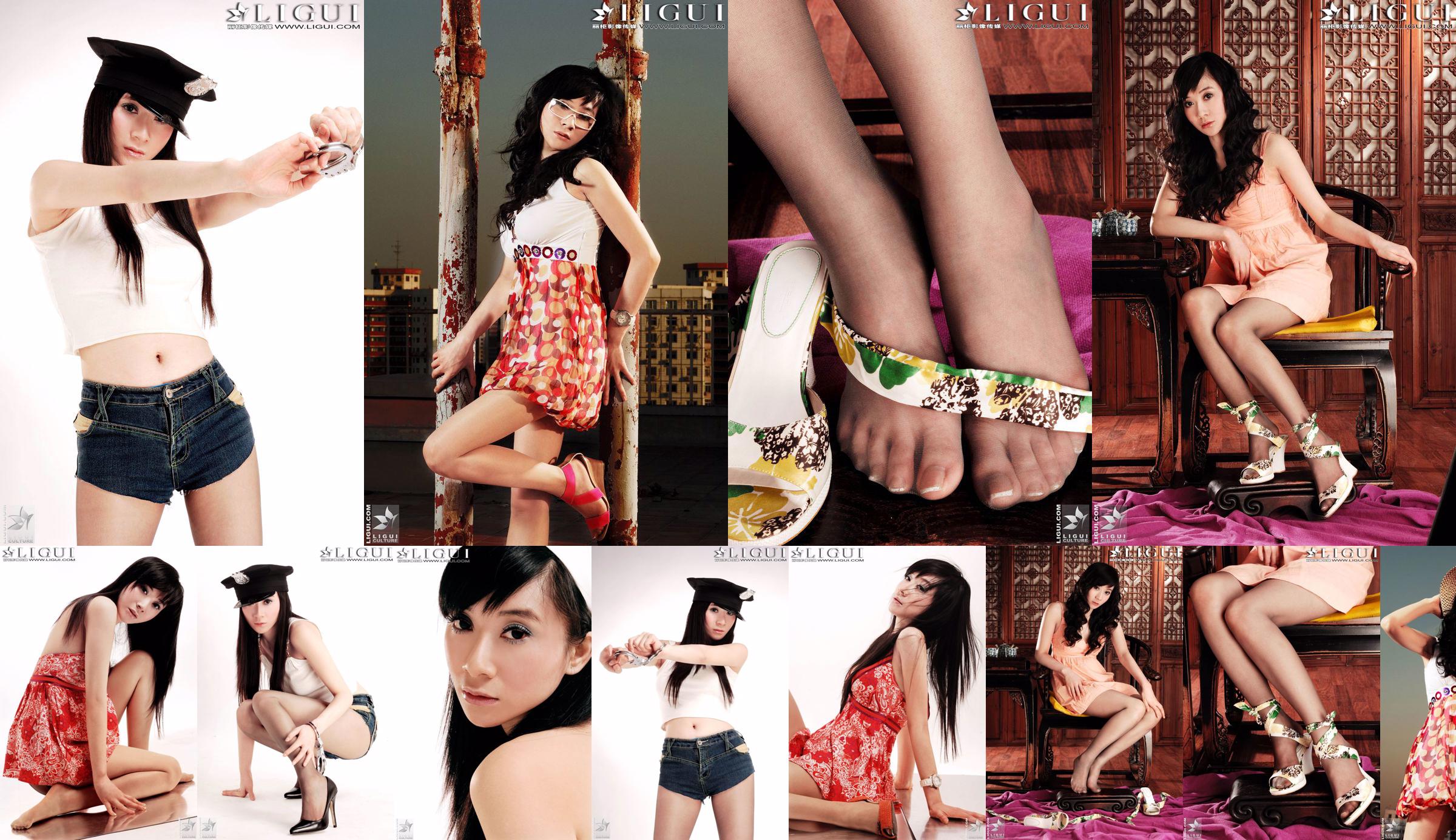 [丽柜 LiGui] นางแบบ Jinxin Silky Foot and Beautiful Legs Photo Picture No.bba251 หน้า 1