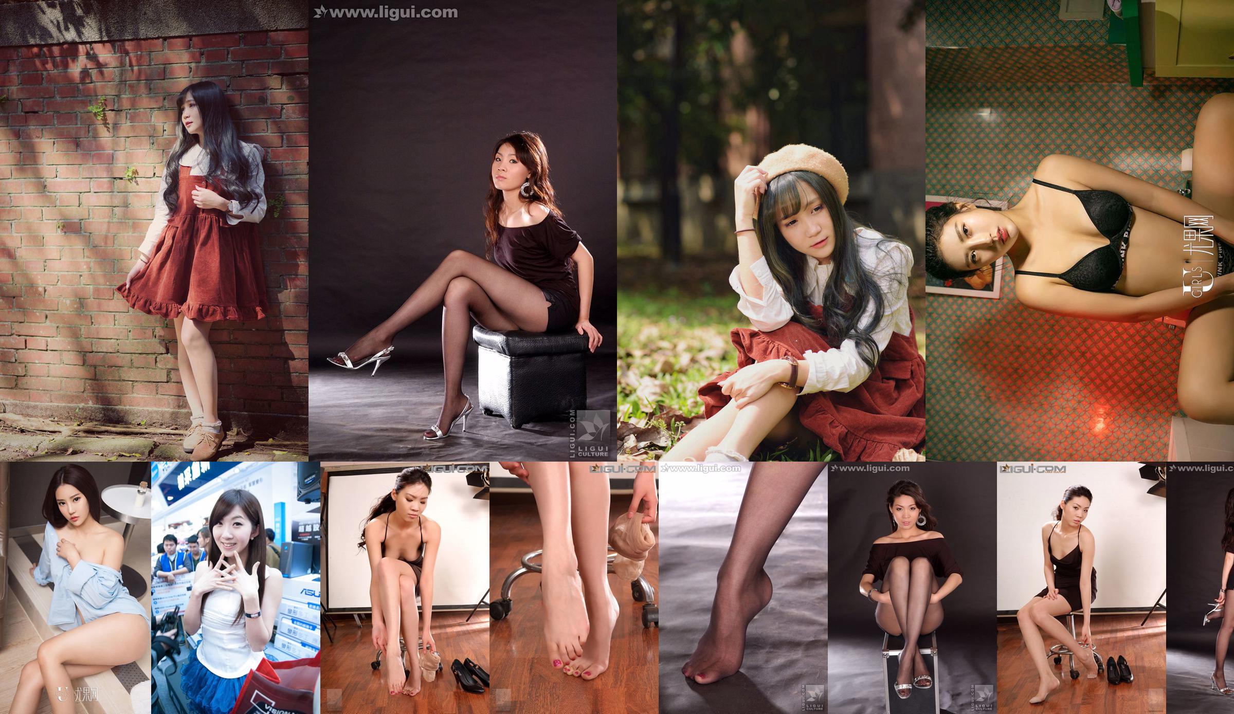 Modele uma Qi "garota esguia e esguia" [丽 柜 LiGui] Foto de pé de seda com foto No.a7238b Página 3