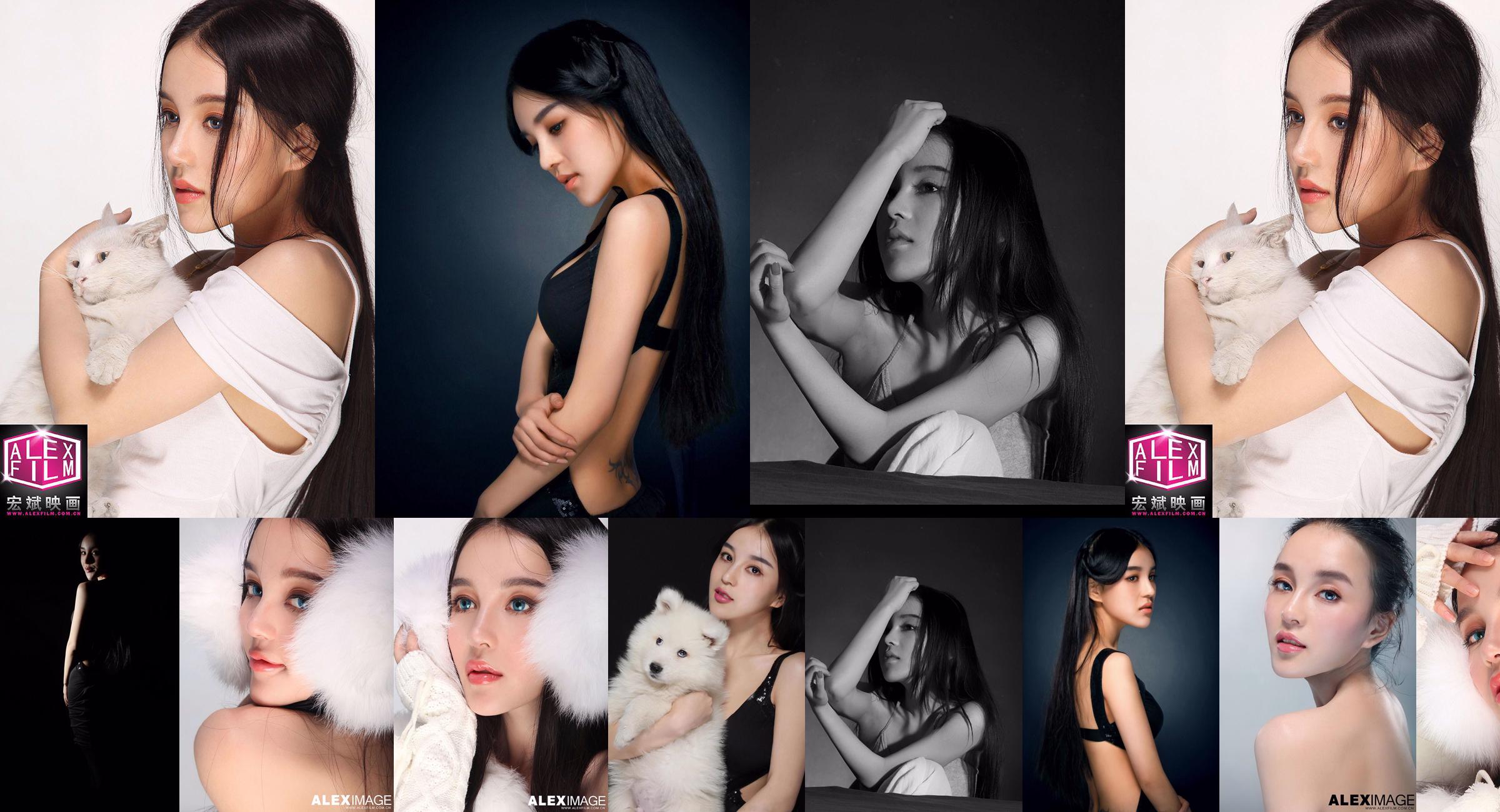 Studio shot of mixed-race beauty model Shi Yiyi No.590789 Page 2