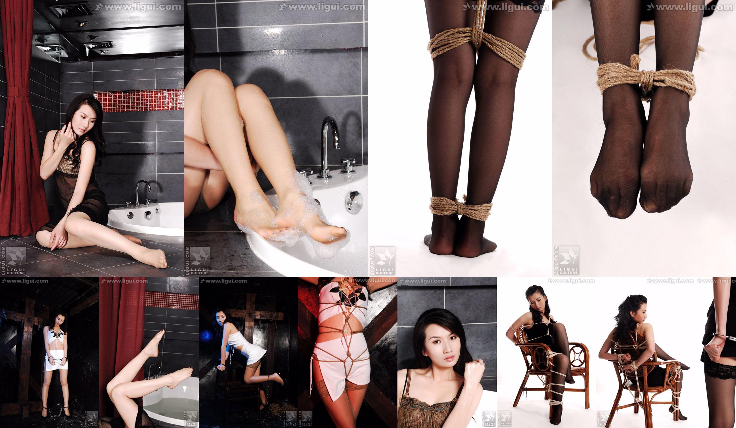 Model Yuli "Weibliche Untergrundpartei im Gefängnis eingesperrt" [Mitsuka 丽 柜 LiGui] Seidenfuß Foto Bild No.bb1bfa Seite 6