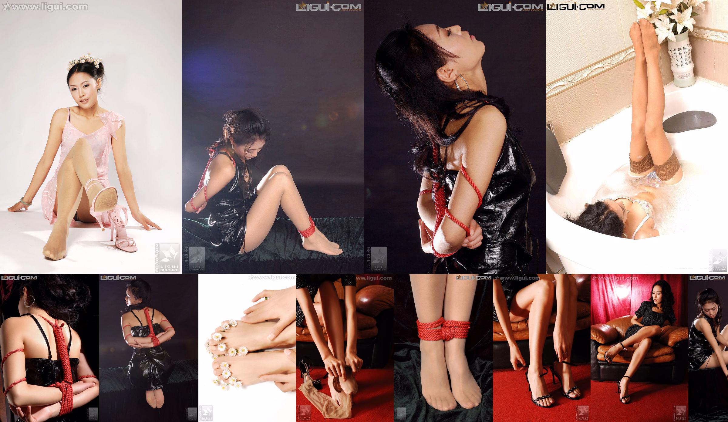 Người mẫu Kaimi "Thiếu nữ duyên dáng thanh lịch thay lụa" [丽 柜 LiGui] Ảnh chân tơ tằm No.135bd8 Trang 1