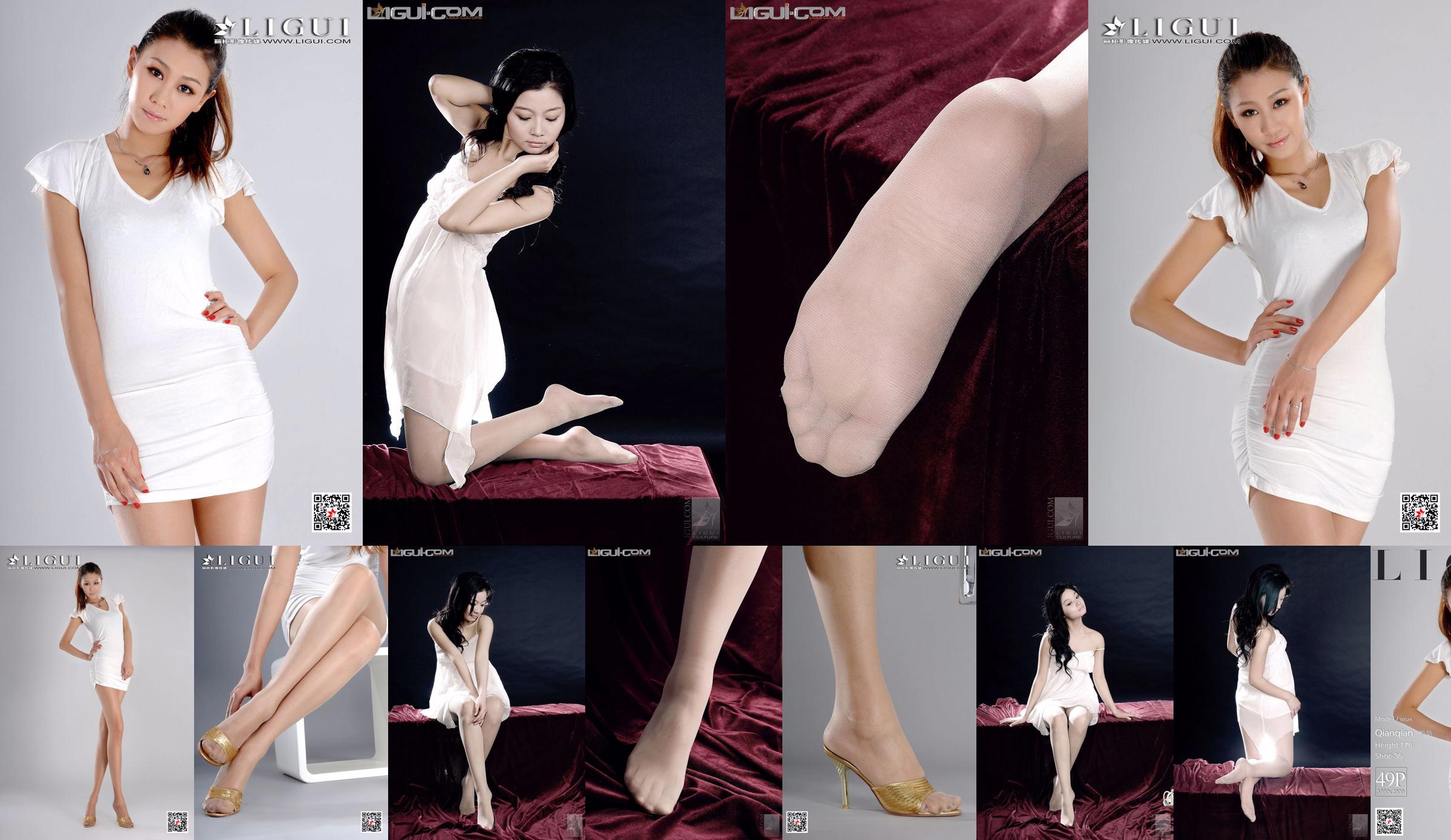 모델 Qianqian "긴 다리를 가진 키 큰 소녀"[LIGUI] 네트워크 뷰티 No.db9619 페이지 1