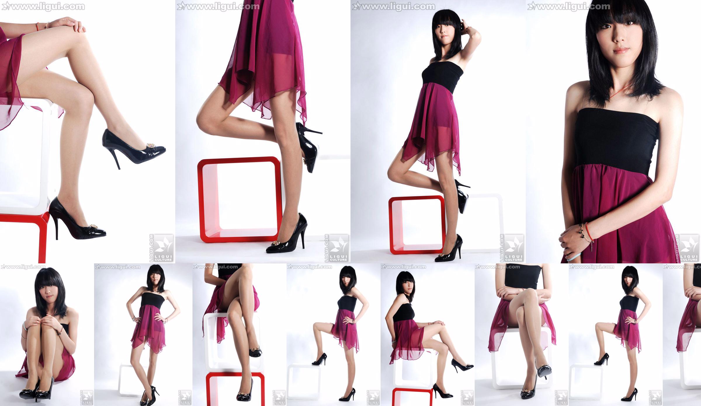 Người mẫu Lu Yingmei "Top visual cao gót bom tấn" [丽 柜 LiGui] Ảnh chân dài ngọc nữ No.317313 Trang 4