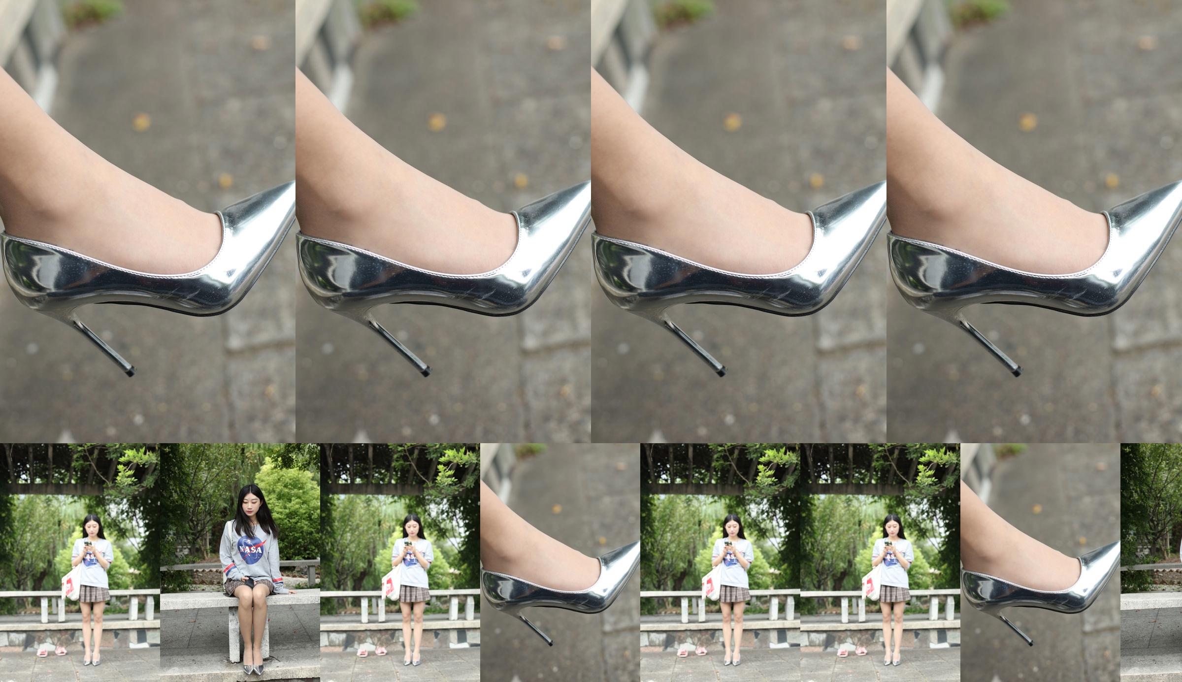 [Naisi] NO.147 Yi Ning, the soft girl on the long-legged stone bench No.03fb2d Page 8