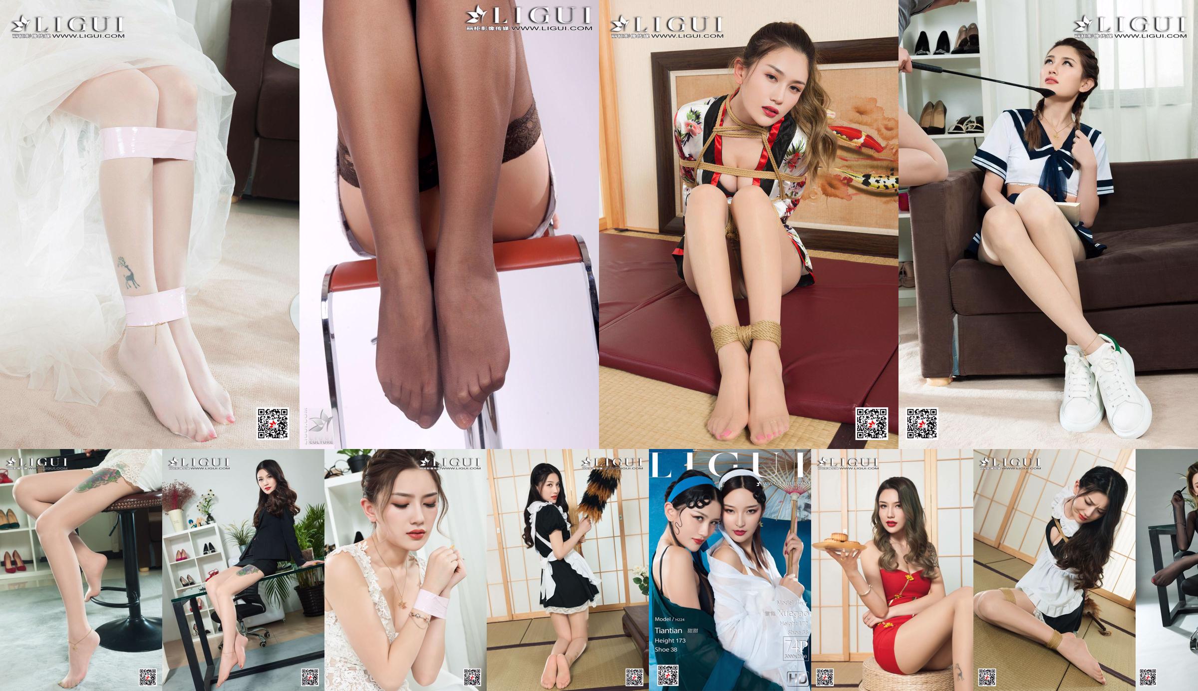 Modelo de pierna Sweet "Maid Rope Art Silk Foot" [Ligui Meishu Ligui] No.110880 Página 3