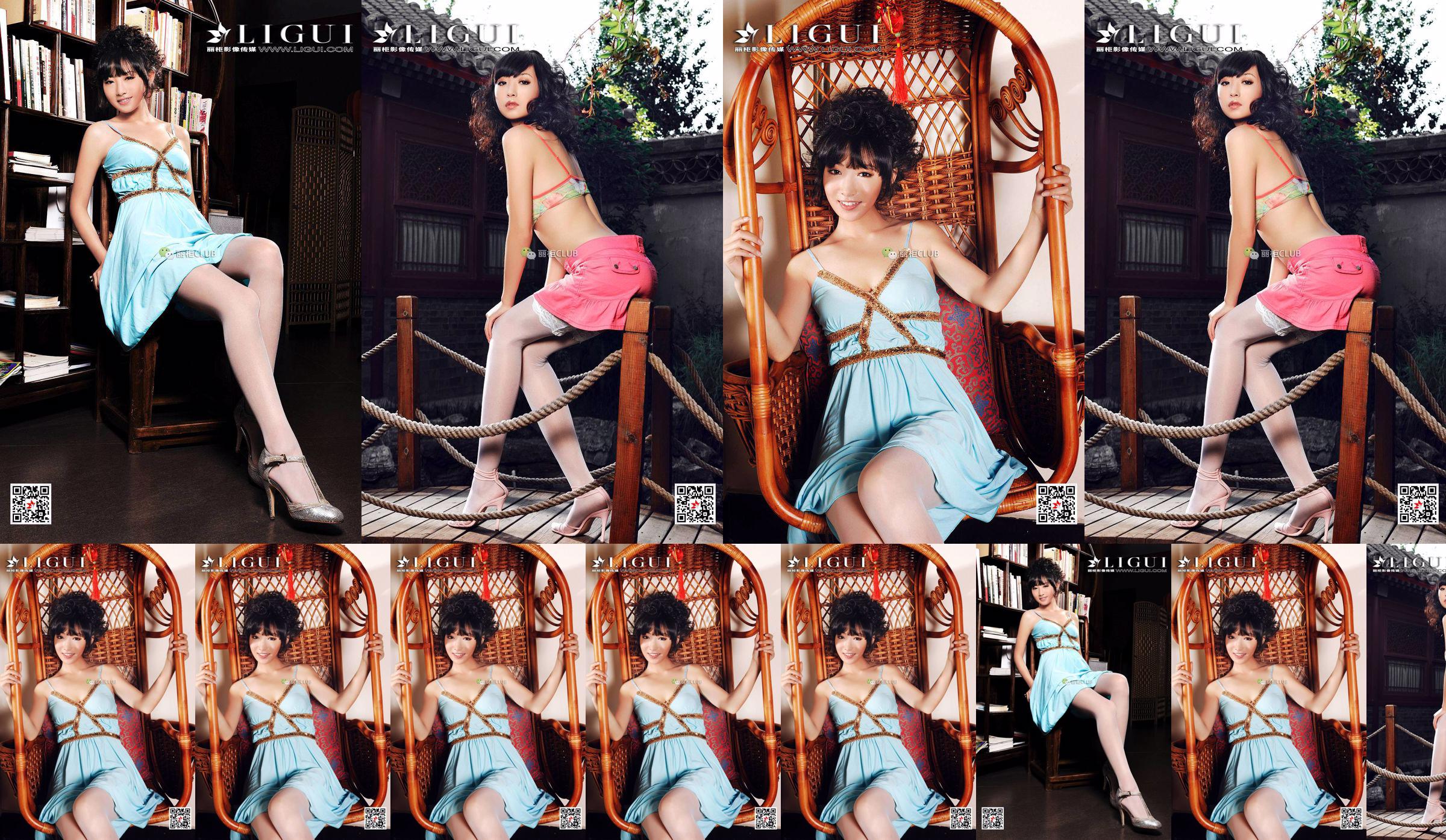 Modelo de perna Liu Yao "Classical Beauty Silk" [丽 柜 LIGUI] Lindas pernas em meias No.e62e7b Página 5